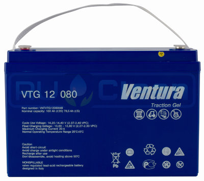 Аккумуляторная батарея Ventura VTG 12 080 (12В, 89Ач, Gel)