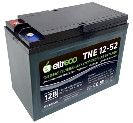 Тяговый аккумулятор Eltreco TNE12-52 (12V, 45A/h, AGM)