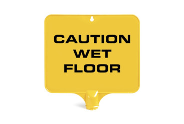 Табличка TTS Осторожно мокрый пол (36см, квадратная, исп. яз)