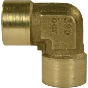 Переходник угловой 3/8&quot;г-3/8&quot;г (350бар, латунь) PA