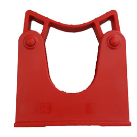 Зажим Haug Bursten (Д 22-32мм, красный)