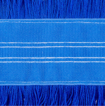 Моп на липучке TTS (40х10см, акриловый, для влажной уборки, синий)